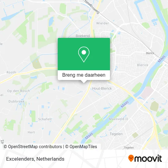 Excelenders kaart