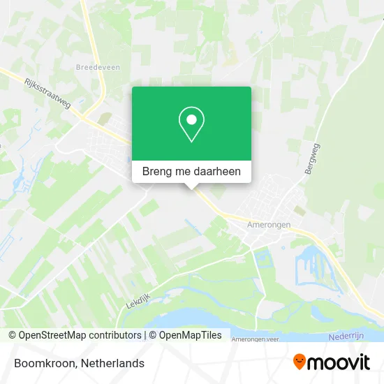Boomkroon kaart