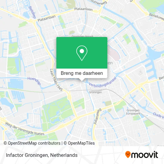 Infactor Groningen kaart