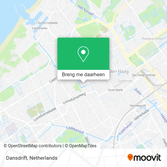 Dansdrift kaart