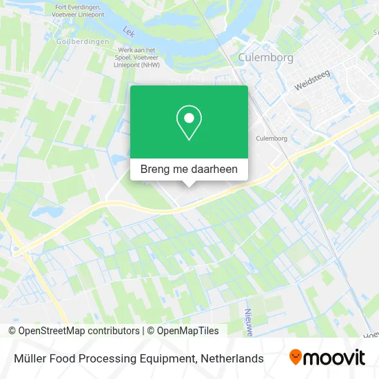 Müller Food Processing Equipment kaart