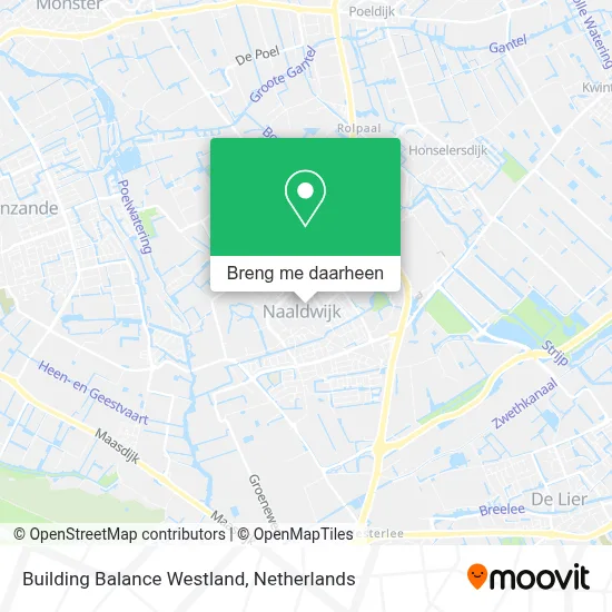 Building Balance Westland kaart