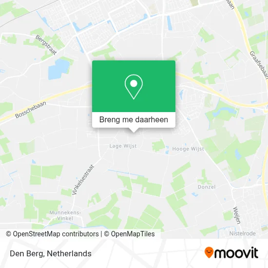 Den Berg kaart