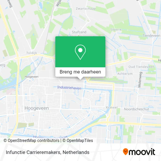 Infunctie Carrieremakers kaart