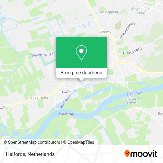 Halfords kaart