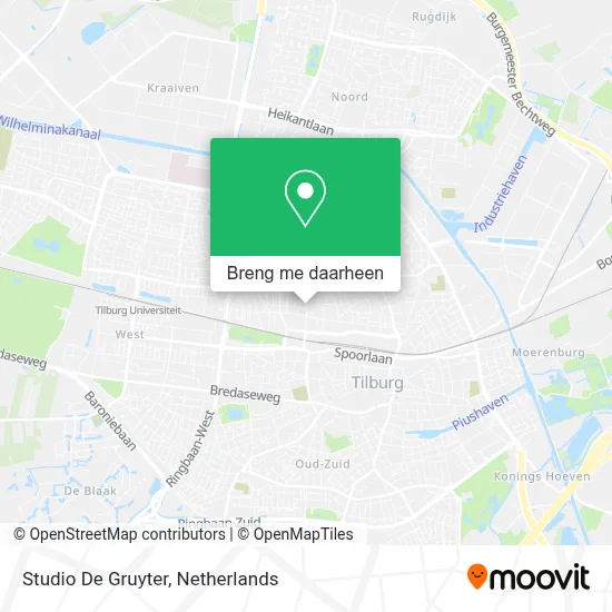 Studio De Gruyter kaart