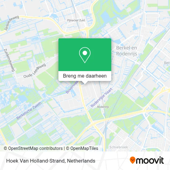 Hoek Van Holland-Strand kaart