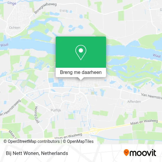 Bij Nett Wonen kaart