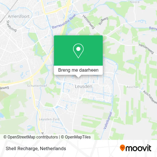 Shell Recharge kaart
