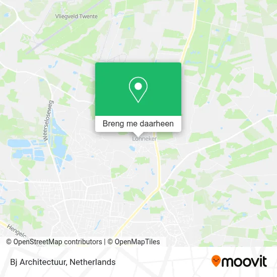 Bj Architectuur kaart