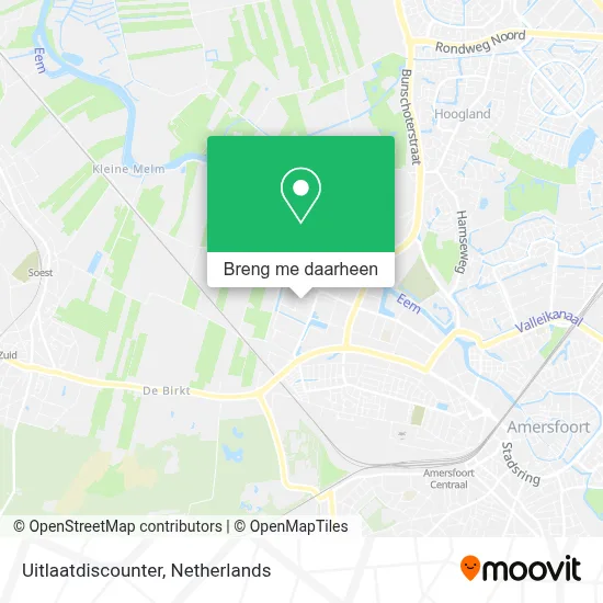 Uitlaatdiscounter kaart
