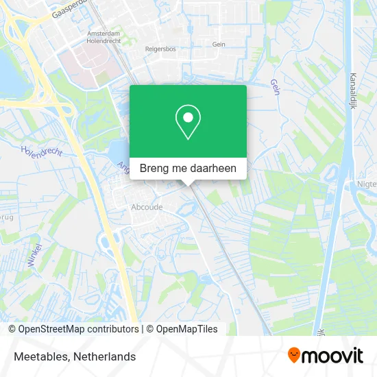 Meetables kaart
