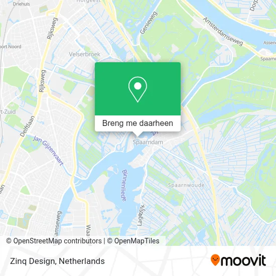 Zinq Design kaart