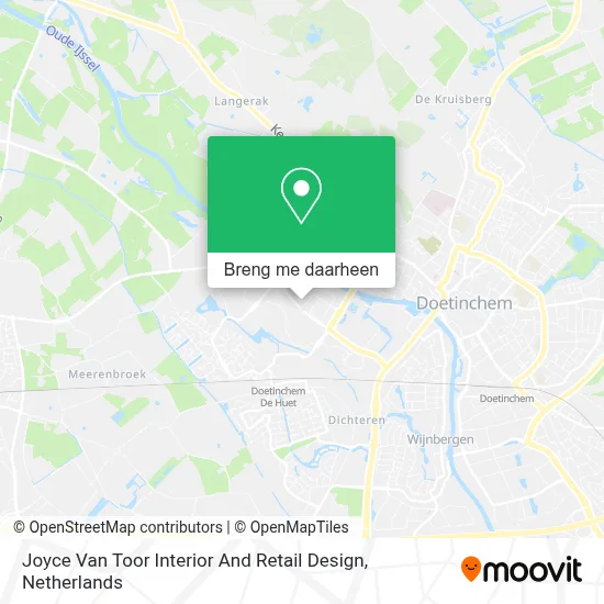 Joyce Van Toor Interior And Retail Design kaart