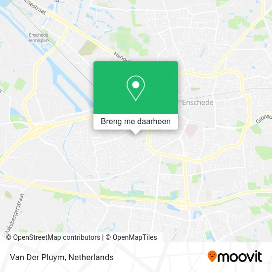 Van Der Pluym kaart