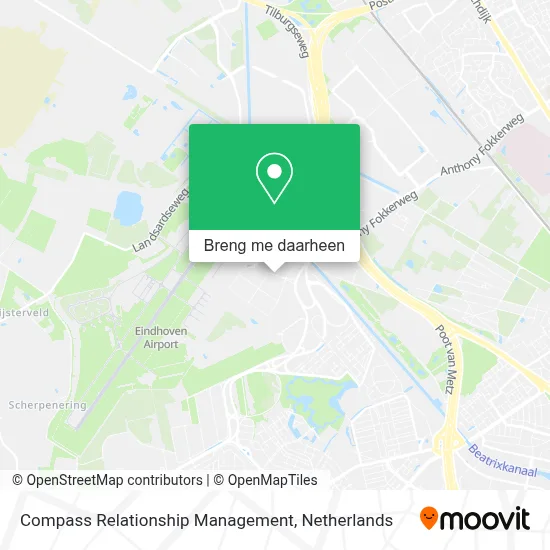 Compass Relationship Management kaart