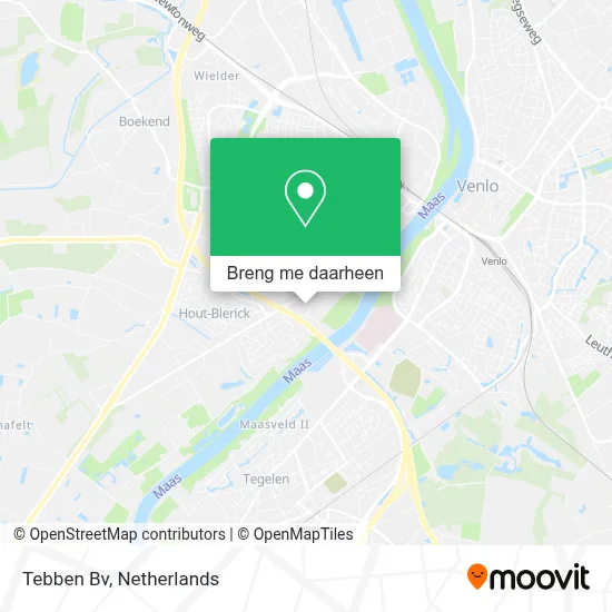 Tebben Bv kaart
