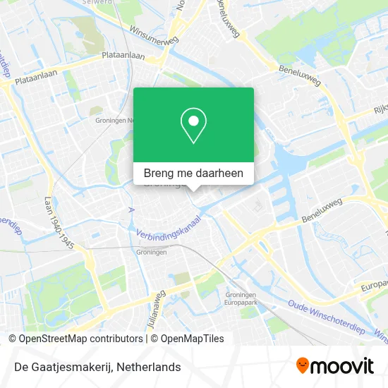 De Gaatjesmakerij kaart