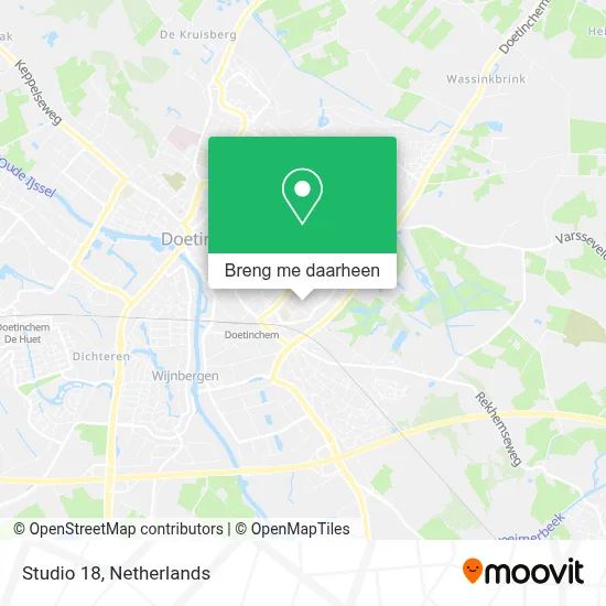 Studio 18 kaart