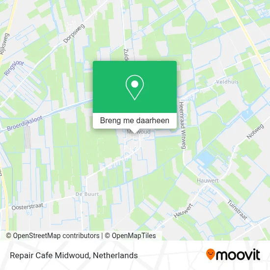 Repair Cafe Midwoud kaart