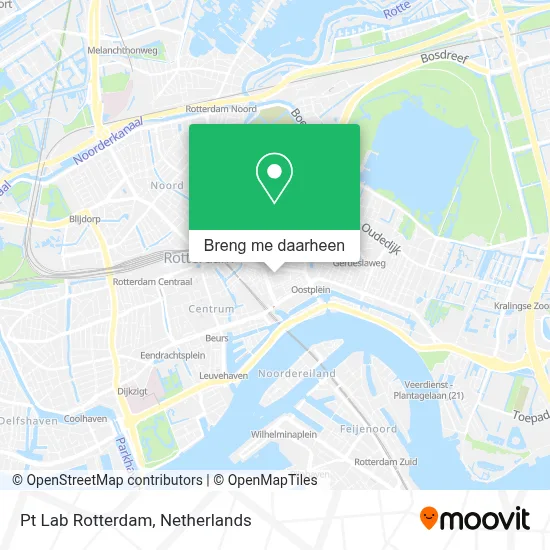 Pt Lab Rotterdam kaart
