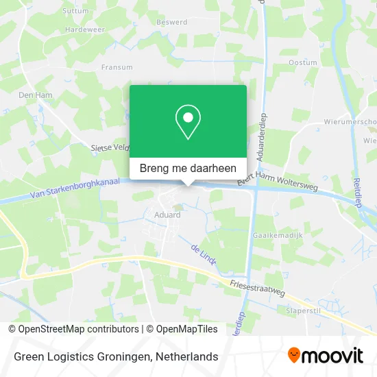 Green Logistics Groningen kaart