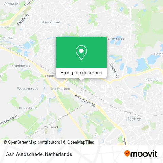 Asn Autoschade kaart