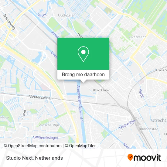 Studio Next kaart