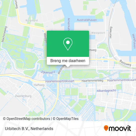 Urbitech B.V. kaart