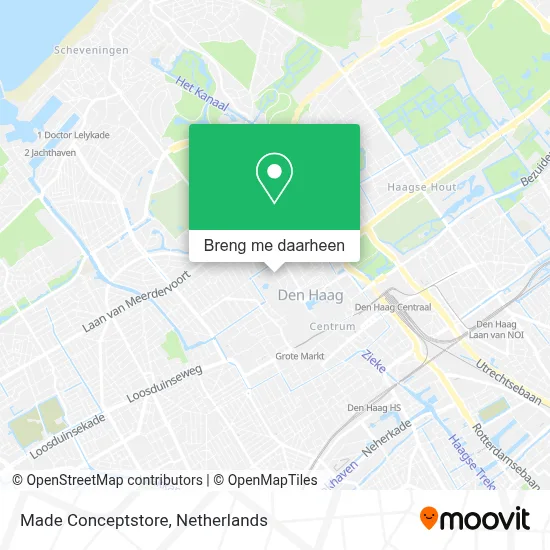 Made Conceptstore kaart