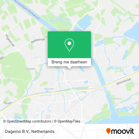 Dagemo B.V. kaart