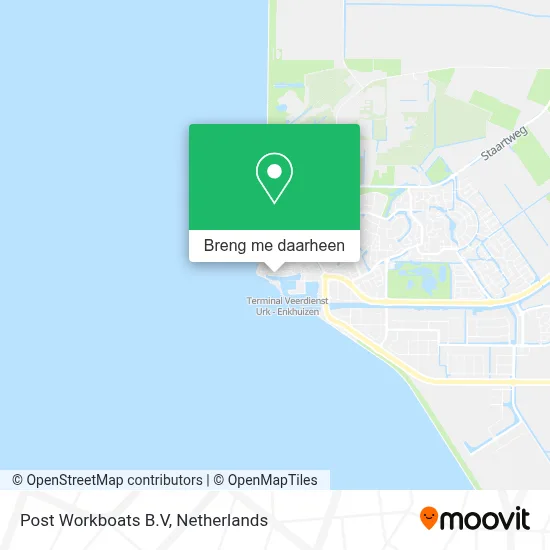 Post Workboats B.V kaart