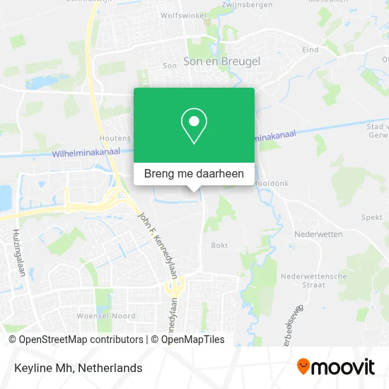 Keyline Mh kaart