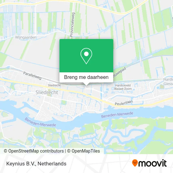 Keynius B.V. kaart