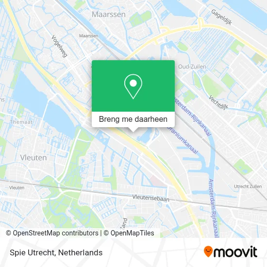 Spie Utrecht kaart