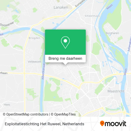 Exploitatiestichting Het Ruweel kaart