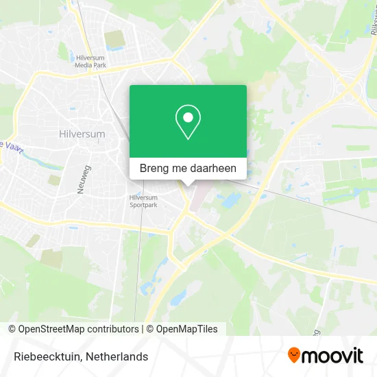 Riebeecktuin kaart