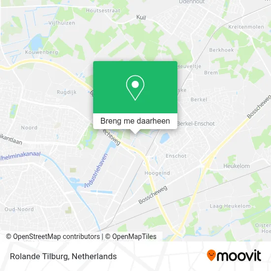 Rolande Tilburg kaart
