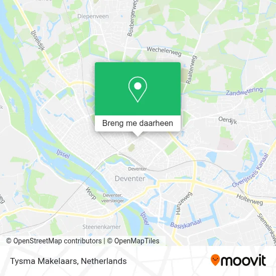 Tysma Makelaars kaart