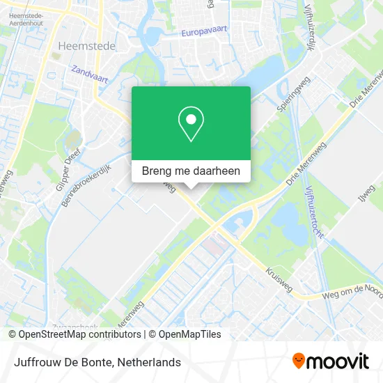 Juffrouw De Bonte kaart