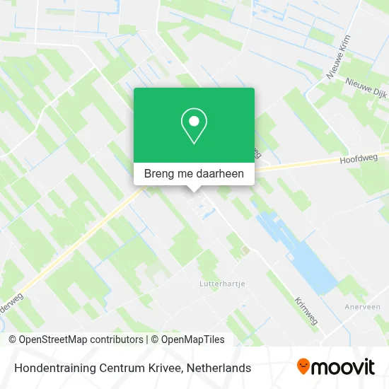 Hondentraining Centrum Krivee kaart