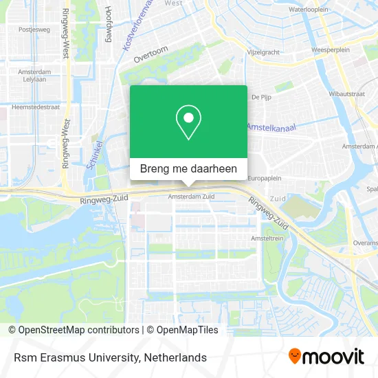 Rsm Erasmus University kaart