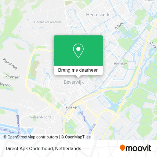 Direct Apk Onderhoud kaart