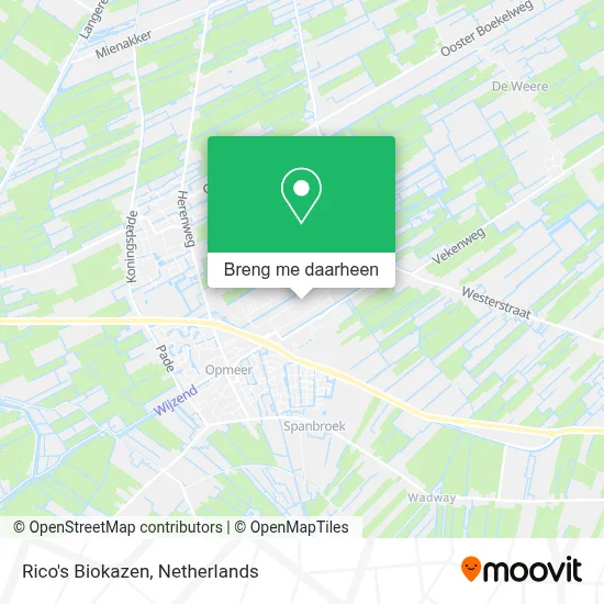 Rico's Biokazen kaart