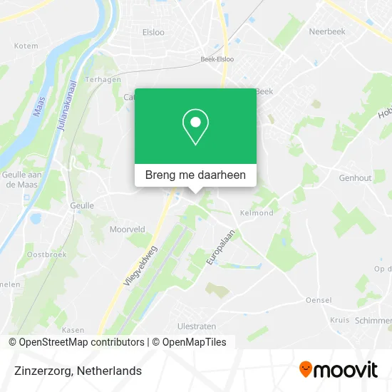 Zinzerzorg kaart