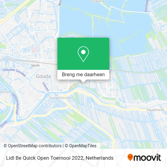 Lidl Be Quick Open Toernooi 2022 kaart