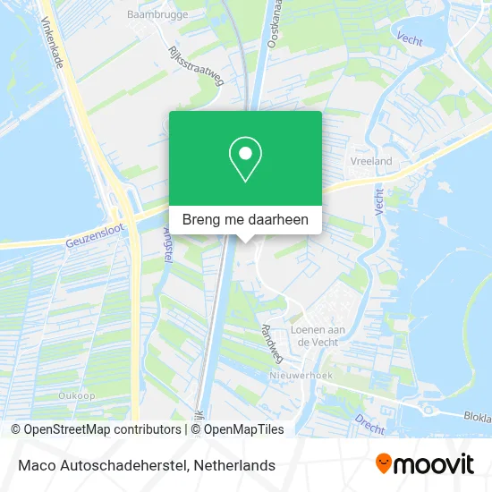 Maco Autoschadeherstel kaart