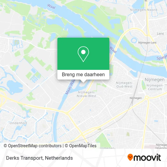 Derks Transport kaart