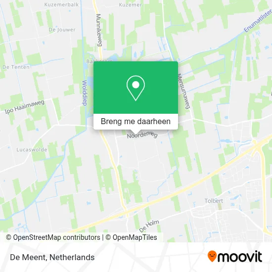 De Meent kaart