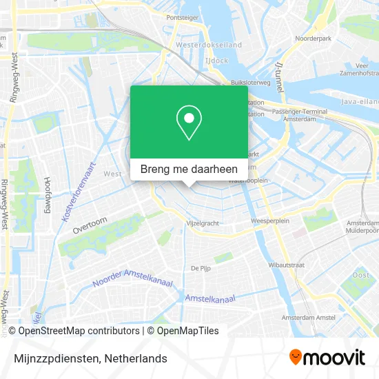 Mijnzzpdiensten kaart